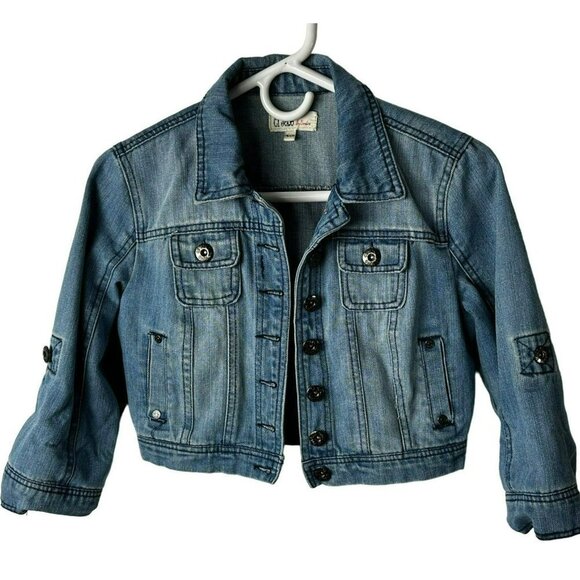 Ci Sino Youth Denim Jean Jacket Size Small Sku 1500 - Picture 5 of 13